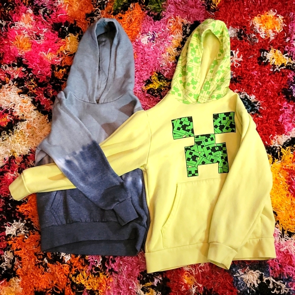 2 size 8 hoodies, great condition.